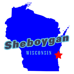 Map of Sheboygan, Wisconsin