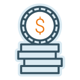 Illustration of coins