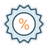 Illustration of a percentage